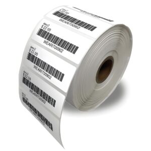 NON TEARABLE GLOSS BARCODE STICKER ROLL